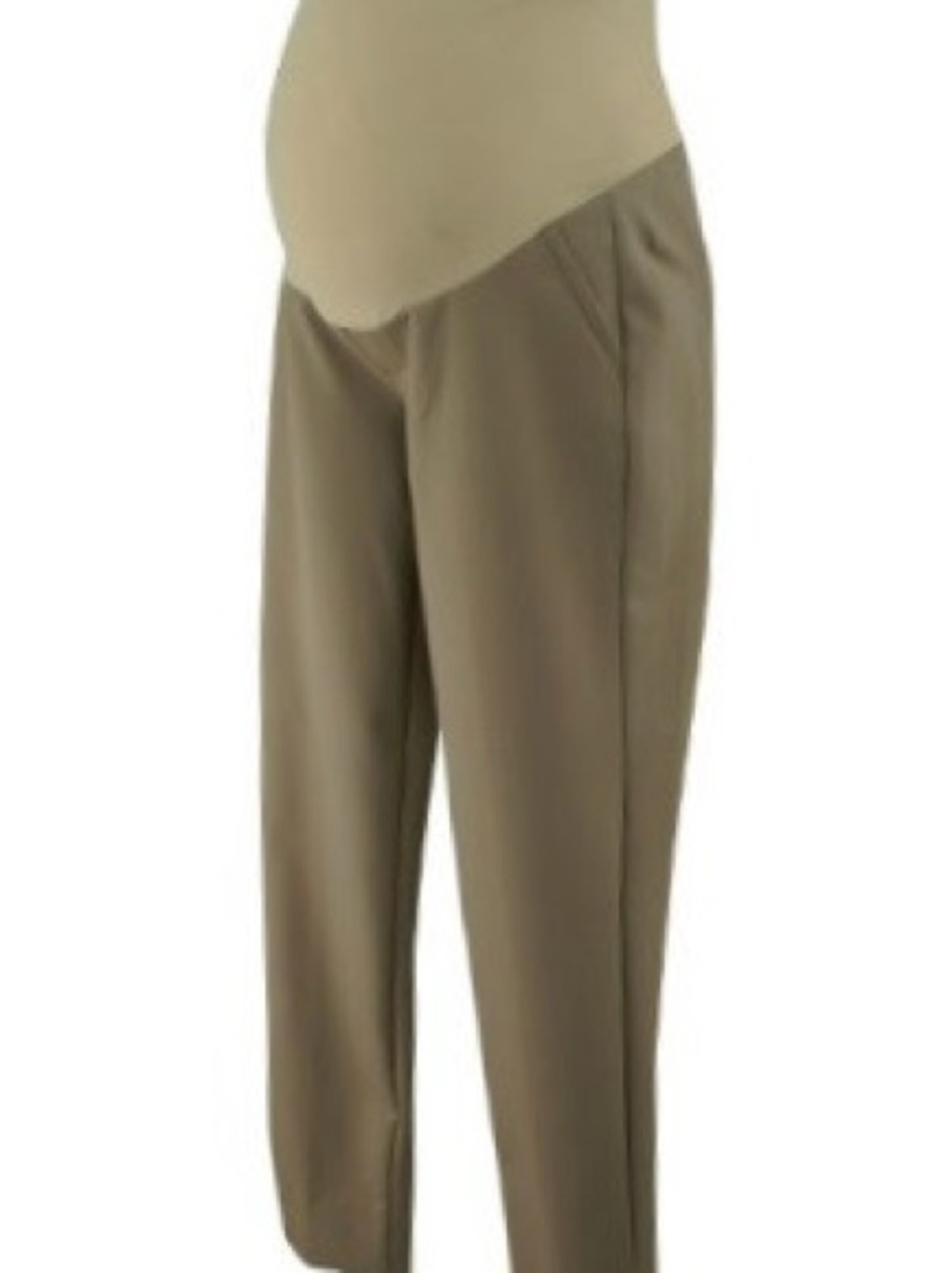 Maternity straight leg green pants
